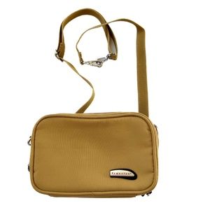 Travelon Crossbody Convertible Waist Belt Fanny Pack Small Golden Yellow Travel